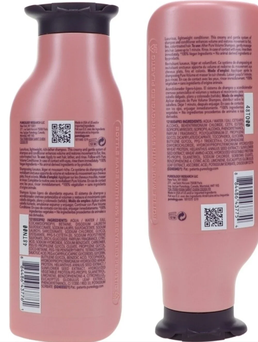 NWT FULL SET PUREOLOGY  Smooth Perfection Shampoo 226ml & Conditioner 226ml DUO